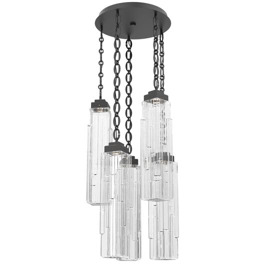 Levi Wilson Ledgestone 20 Inch Multi Light Pendant by Hammerton Studio