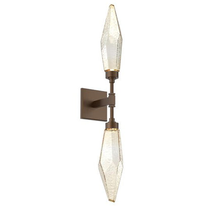 Rock Crystal 29 Inch LED Wall Sconce by Hammerton Studio