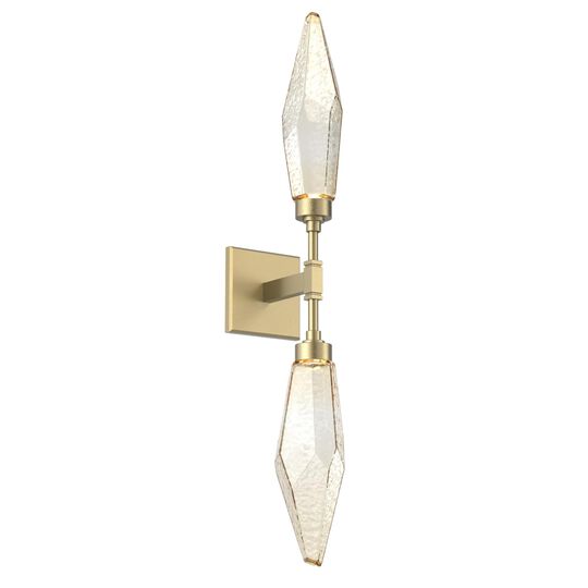 Rock Crystal 29 Inch LED Wall Sconce by Hammerton Studio