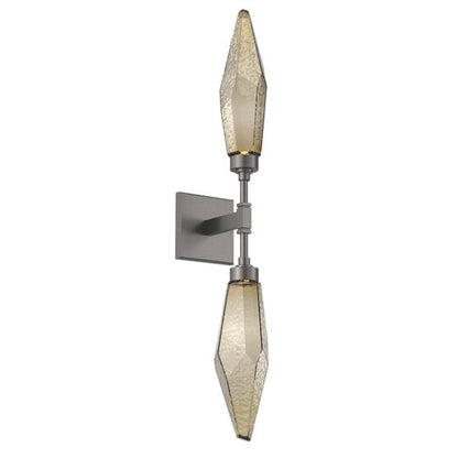 Rock Crystal 29 Inch LED Wall Sconce by Hammerton Studio
