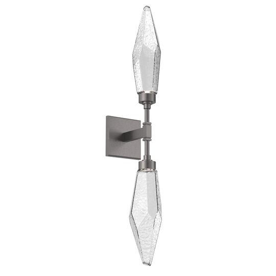 Rock Crystal 29 Inch LED Wall Sconce by Hammerton Studio