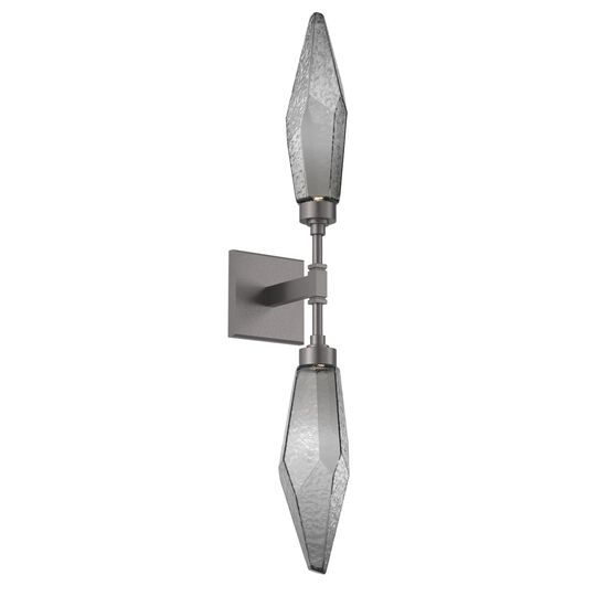 Rock Crystal 29 Inch LED Wall Sconce by Hammerton Studio