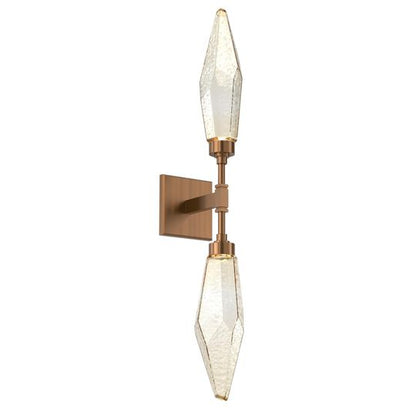Rock Crystal 29 Inch LED Wall Sconce by Hammerton Studio