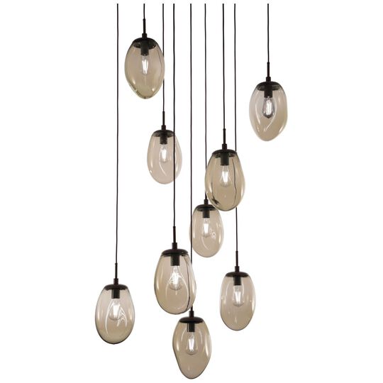 Levi Wilson Nebula 29 Inch 9 Light Multi Light Pendant by Hammerton Studio