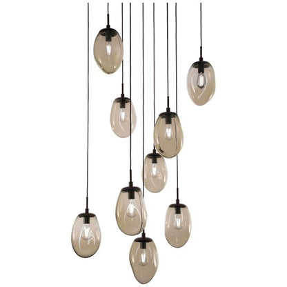 Levi Wilson Nebula 29 Inch 9 Light Multi Light Pendant by Hammerton Studio