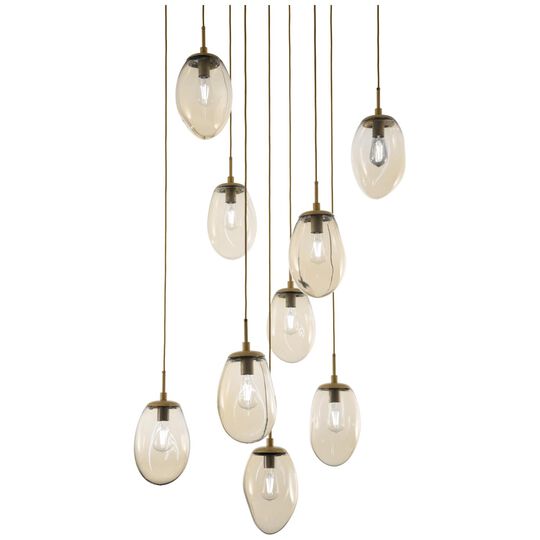 Levi Wilson Nebula 29 Inch 9 Light Multi Light Pendant by Hammerton Studio