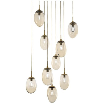 Levi Wilson Nebula 29 Inch 9 Light Multi Light Pendant by Hammerton Studio