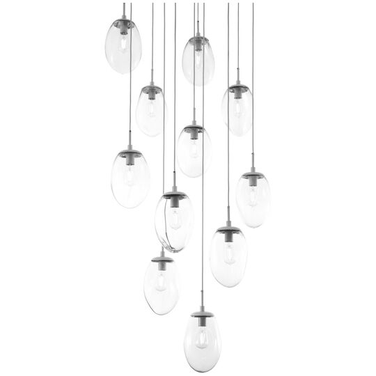 Levi Wilson Nebula 35 Inch 11 Light Multi Light Pendant by Hammerton Studio