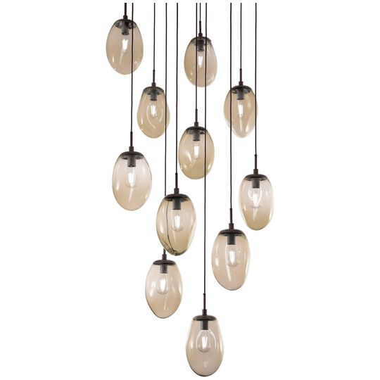 Levi Wilson Nebula 35 Inch 11 Light Multi Light Pendant by Hammerton Studio