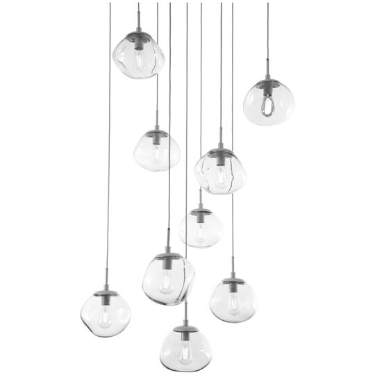 Levi Wilson Nebula 32 Inch 9 Light Multi Light Pendant by Hammerton Studio