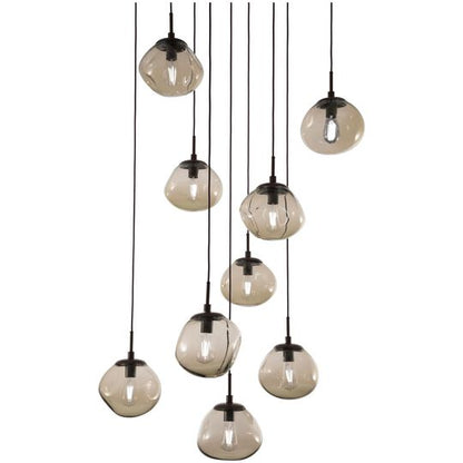 Levi Wilson Nebula 32 Inch 9 Light Multi Light Pendant by Hammerton Studio