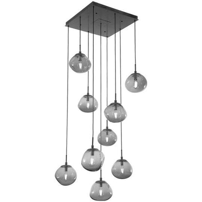 Levi Wilson Nebula 32 Inch 9 Light Multi Light Pendant by Hammerton Studio