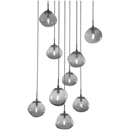 Levi Wilson Nebula 32 Inch 9 Light Multi Light Pendant by Hammerton Studio