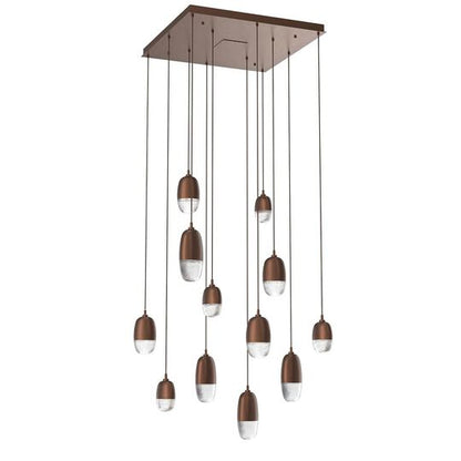 Pebble 30 Inch 12 Light Multi Light Pendant by Hammerton Studio