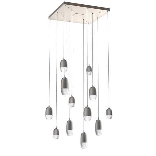 Pebble 30 Inch 12 Light Multi Light Pendant by Hammerton Studio
