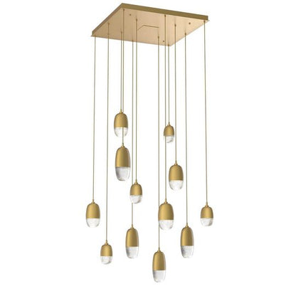 Pebble 30 Inch 12 Light Multi Light Pendant by Hammerton Studio