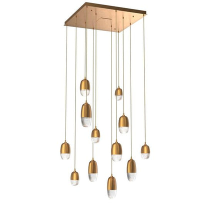 Pebble 30 Inch 12 Light Multi Light Pendant by Hammerton Studio