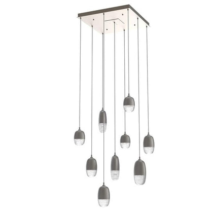 Pebble 24 Inch 9 Light LED Multi Light Pendant by Hammerton Studio