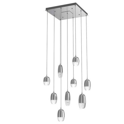 Pebble 24 Inch 9 Light LED Multi Light Pendant by Hammerton Studio