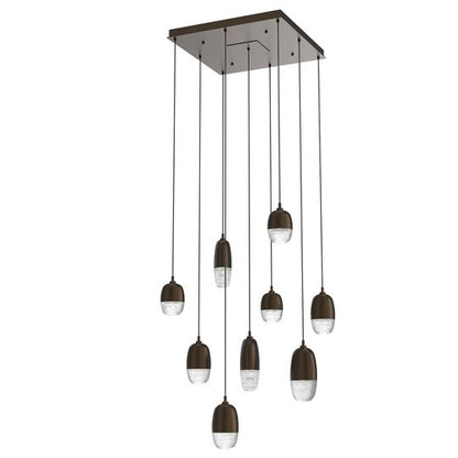 Pebble 24 Inch 9 Light LED Multi Light Pendant by Hammerton Studio