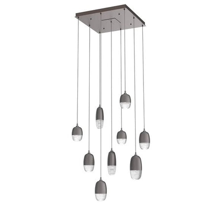 Pebble 24 Inch 9 Light LED Multi Light Pendant by Hammerton Studio