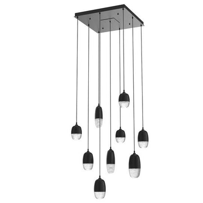 Pebble 24 Inch 9 Light LED Multi Light Pendant by Hammerton Studio