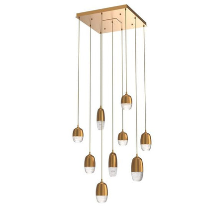 Pebble 24 Inch 9 Light LED Multi Light Pendant by Hammerton Studio