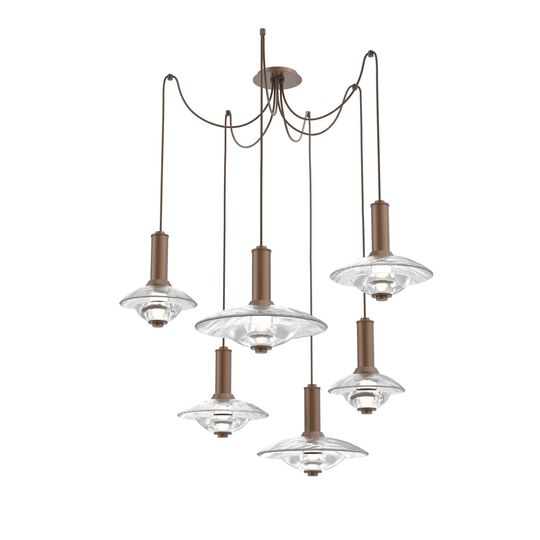 Levi Wilson Cirrus 49 Inch Multi Light Pendant by Hammerton Studio