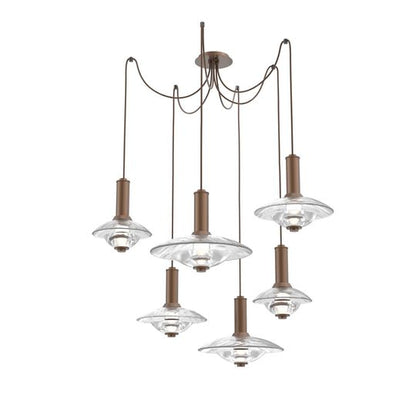 Levi Wilson Cirrus 49 Inch Multi Light Pendant by Hammerton Studio
