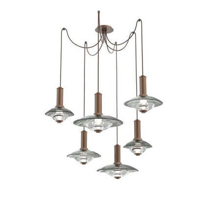Levi Wilson Cirrus 49 Inch Multi Light Pendant by Hammerton Studio