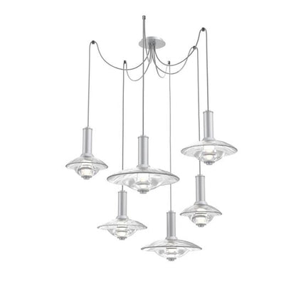 Levi Wilson Cirrus 49 Inch Multi Light Pendant by Hammerton Studio