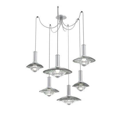 Levi Wilson Cirrus 49 Inch Multi Light Pendant by Hammerton Studio