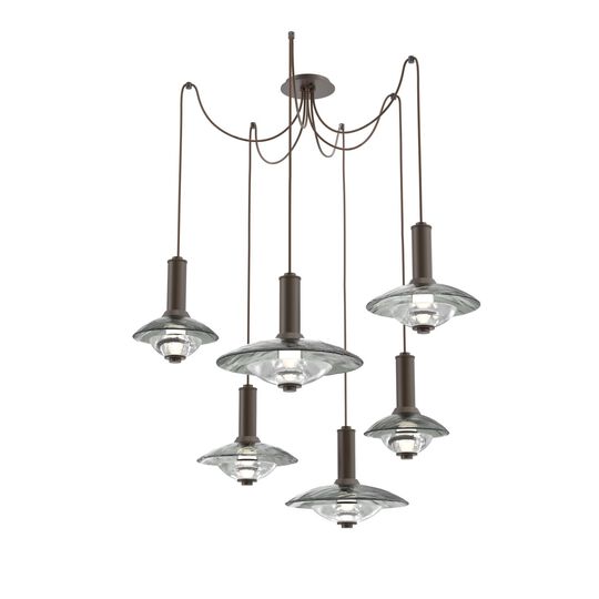 Levi Wilson Cirrus 49 Inch Multi Light Pendant by Hammerton Studio