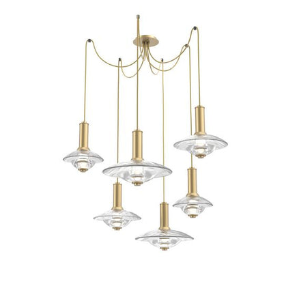 Levi Wilson Cirrus 49 Inch Multi Light Pendant by Hammerton Studio