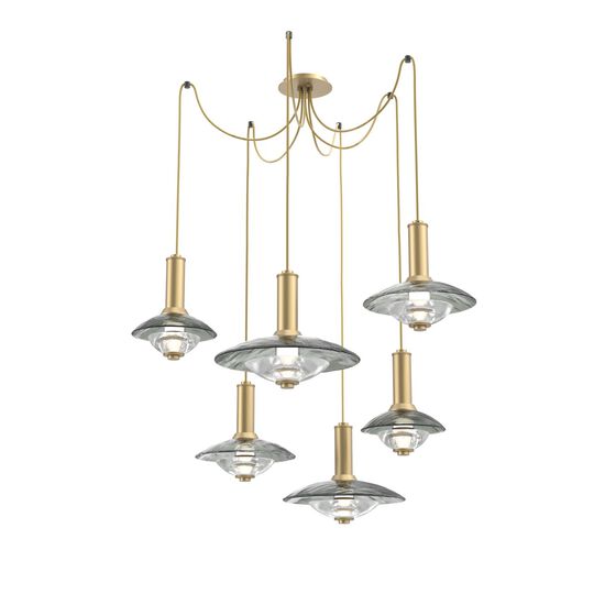 Levi Wilson Cirrus 49 Inch Multi Light Pendant by Hammerton Studio