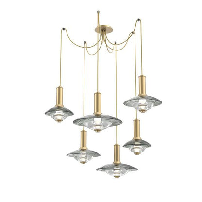 Levi Wilson Cirrus 49 Inch Multi Light Pendant by Hammerton Studio