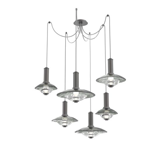 Levi Wilson Cirrus 49 Inch Multi Light Pendant by Hammerton Studio
