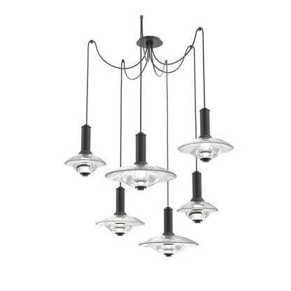 Levi Wilson Cirrus 49 Inch Multi Light Pendant by Hammerton Studio