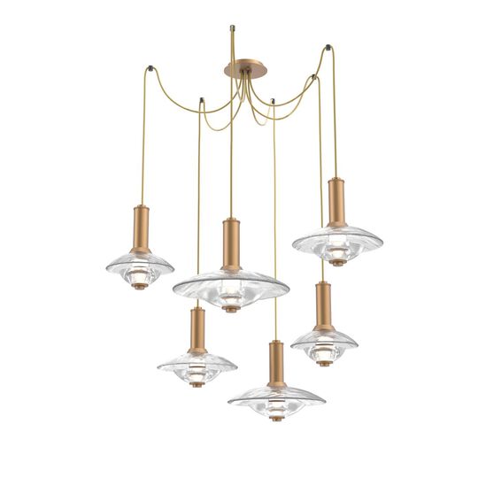 Levi Wilson Cirrus 49 Inch Multi Light Pendant by Hammerton Studio