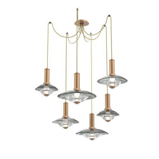 Levi Wilson Cirrus 49 Inch Multi Light Pendant by Hammerton Studio