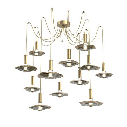Levi Wilson Cumulus 72 Inch Multi Light Pendant by Hammerton Studio