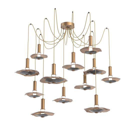 Levi Wilson Cumulus 72 Inch Multi Light Pendant by Hammerton Studio