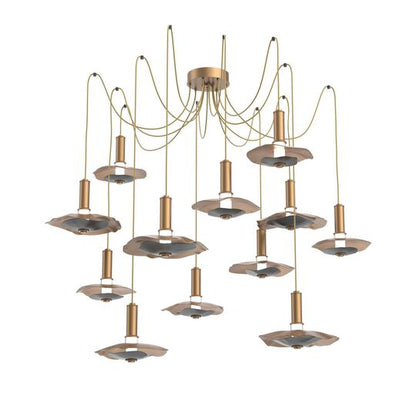 Levi Wilson Cumulus 72 Inch Multi Light Pendant by Hammerton Studio