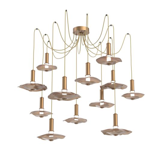 Levi Wilson Cumulus 72 Inch Multi Light Pendant by Hammerton Studio