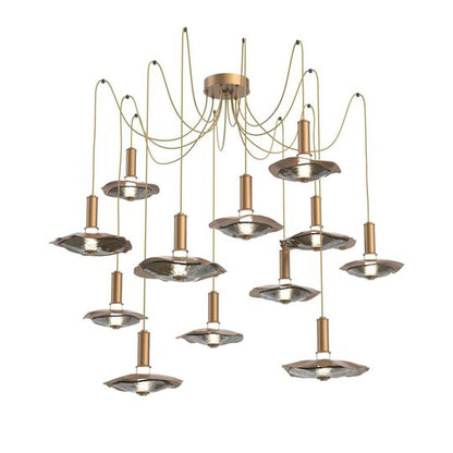 Levi Wilson Cumulus 72 Inch Multi Light Pendant by Hammerton Studio