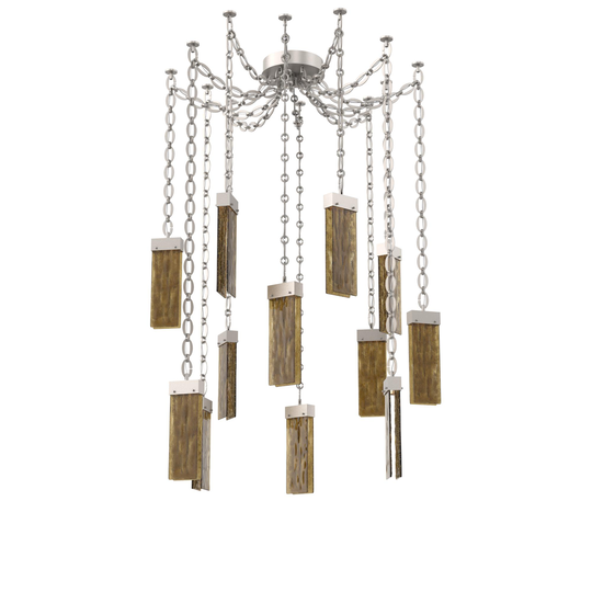 Levi Wilson Parallel 13 Inch Multi Pendant Light by Hammerton Studio