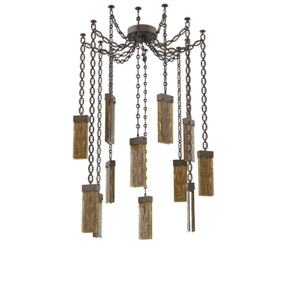 Levi Wilson Parallel 13 Inch Multi Pendant Light by Hammerton Studio