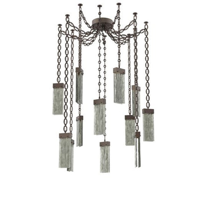 Levi Wilson Parallel 13 Inch Multi Pendant Light by Hammerton Studio