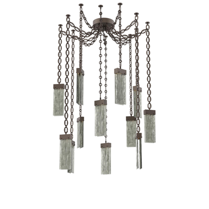 Levi Wilson Parallel 13 Inch Multi Pendant Light by Hammerton Studio