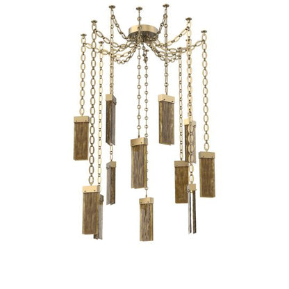 Levi Wilson Parallel 13 Inch Multi Pendant Light by Hammerton Studio